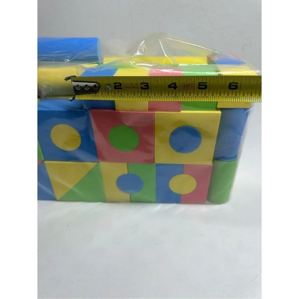 NWT Building Foam Blocks for Toddlers 45pcs Medium Size